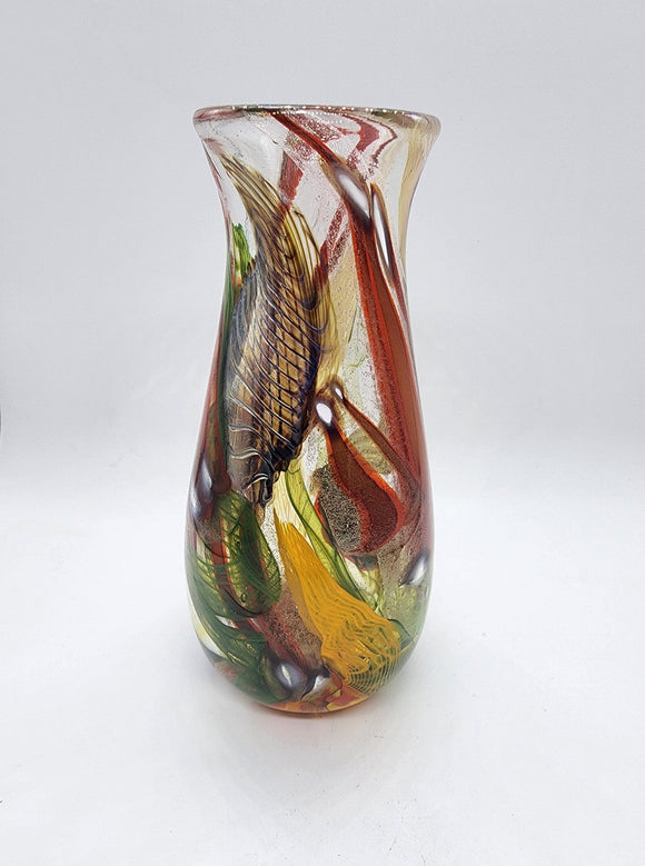 Red Sea Grass Paperweight VaseBottle