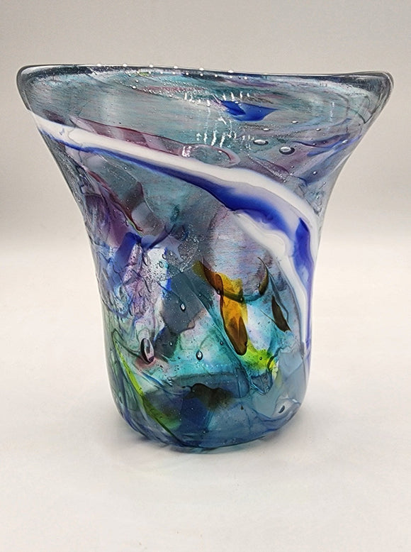 Watercolor Trumpet Vase