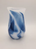 Blue Smoke Cream Pitcher/Bud Vase