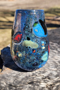 Cosmic Metallic Bud Vase