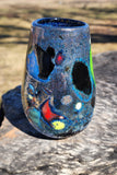 Cosmic Metallic Bud Vase