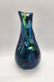 Freeform Blue Bottle Vase