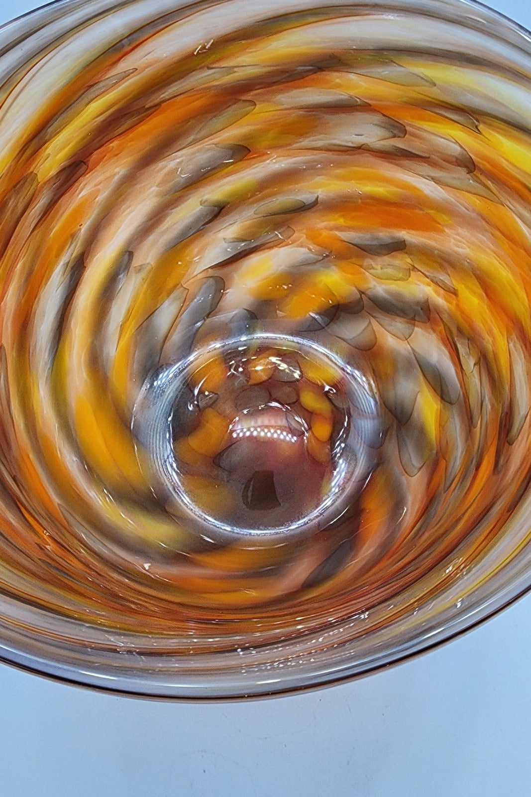 Orange Spinner Bowl