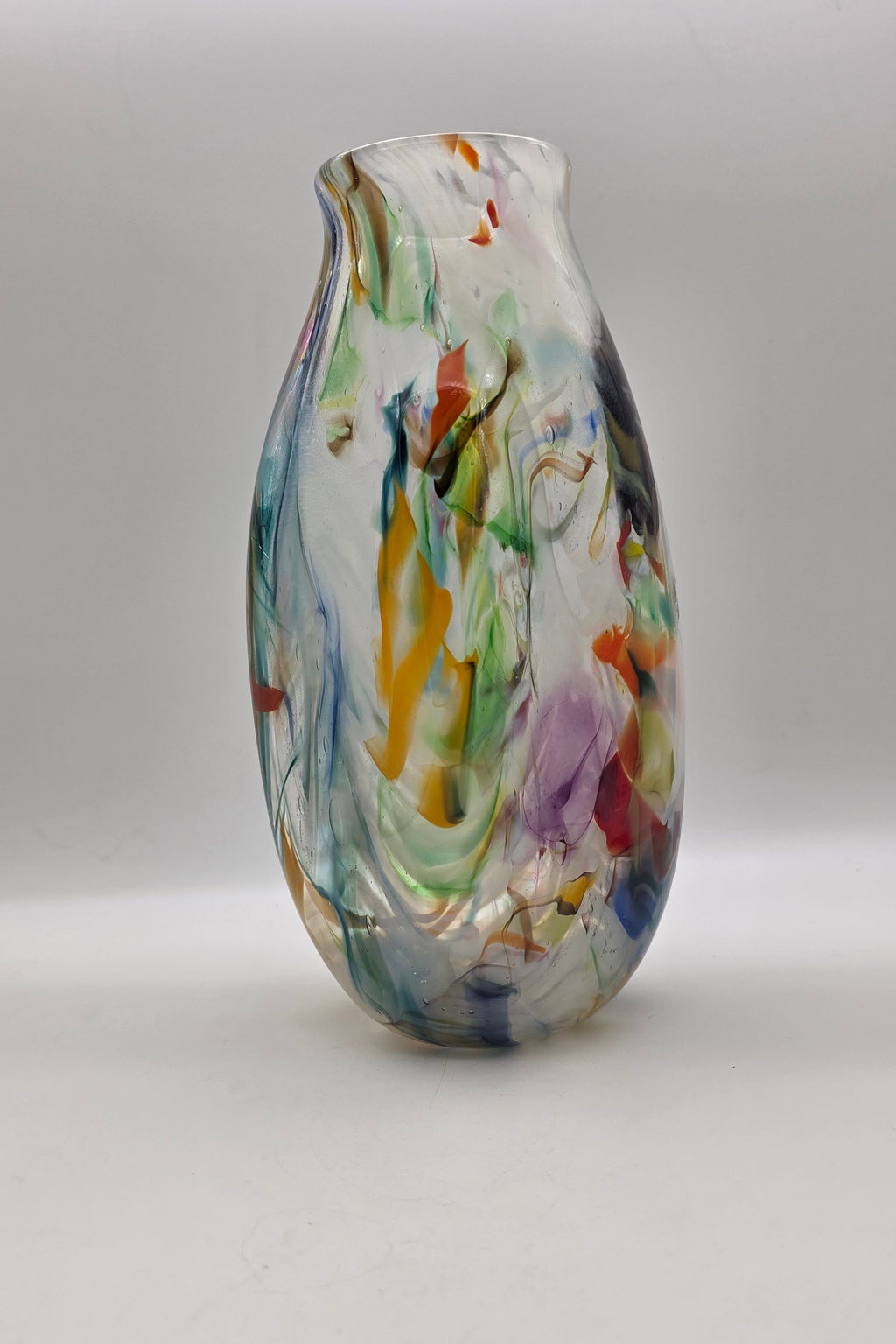 Square Watercolor Milk Jug