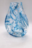 Textured Watercolor Flat Vase