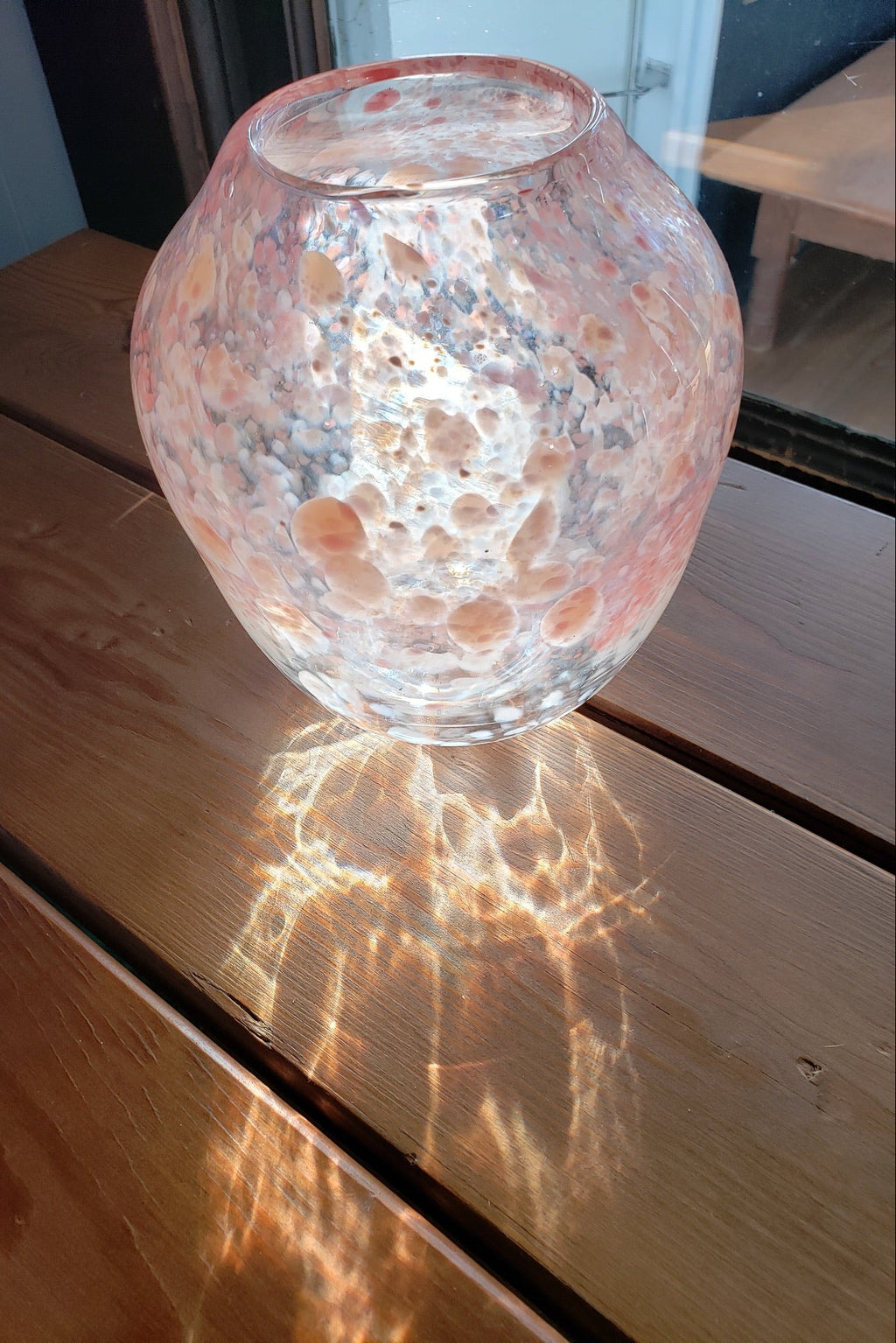 Spotted Salmon-Glass-Three Sisters Garden