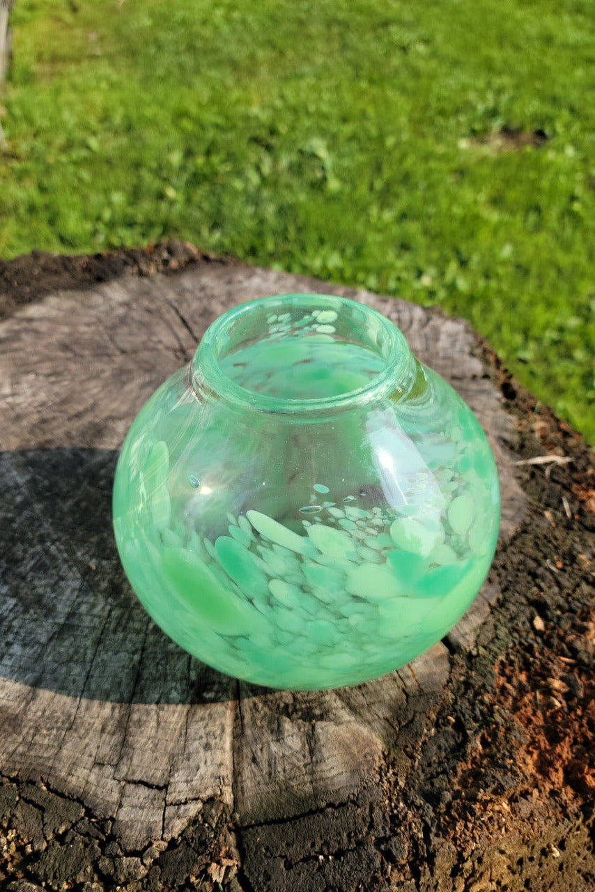 Green Kiva Style Vessel