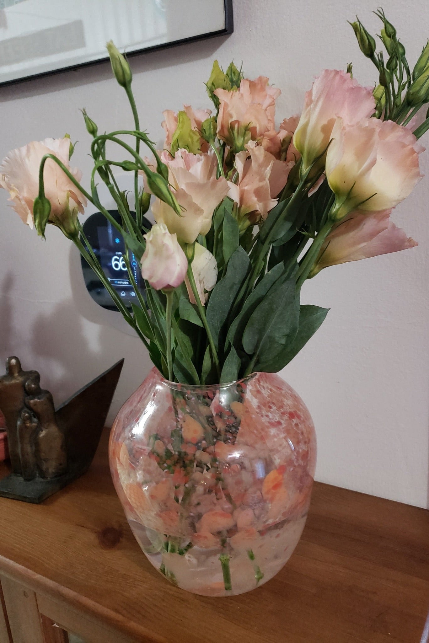 Spotted Salmon-Glass-Three Sisters Garden